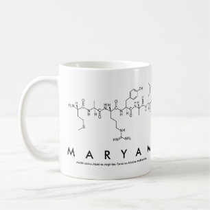 Mugg för Maryam peptidenamn