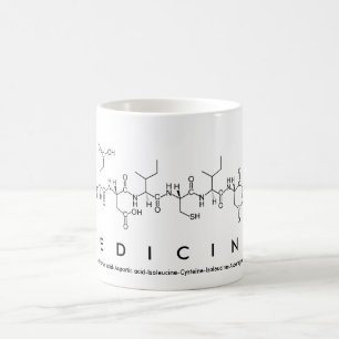 Mugg för medicinpeptideord
