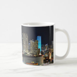 Mugg för Miami i stadens centrum CityScapekaffe