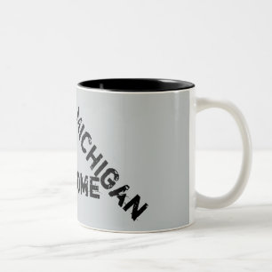 Mugg för Michigan enorm citationsteckenkaffe