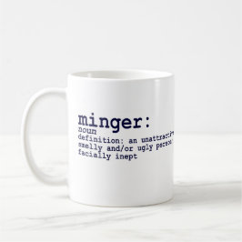 MUGG FÖR MINGER-DEFINITIONKAFFE