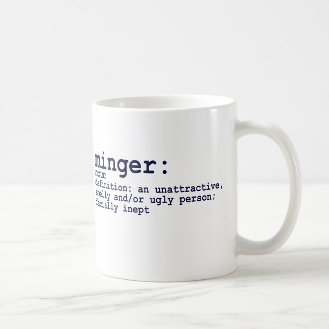 MUGG FÖR MINGER-DEFINITIONKAFFE (Höger)