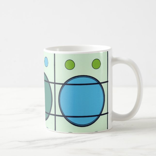 Mugg för Mitt--Århundrade designkaffe (Höger)