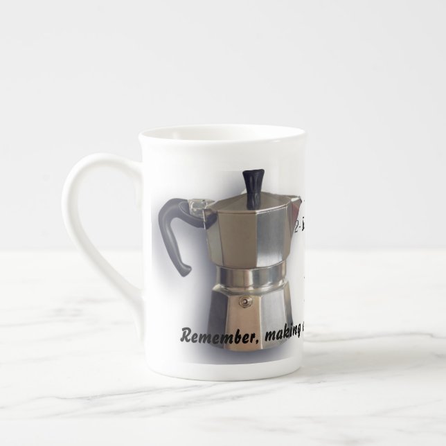 Mugg för Moka krukabenporslin Benporslin Mugg (Vänster)