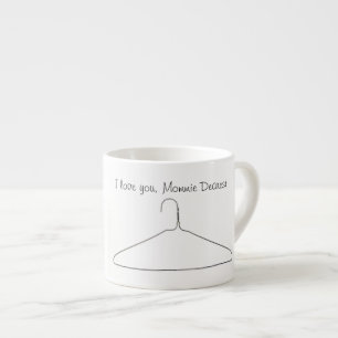 Mugg för Mommie mest kär laghängare Espressomugg