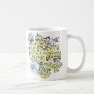 Mugg för Monterey fjärdkaffe