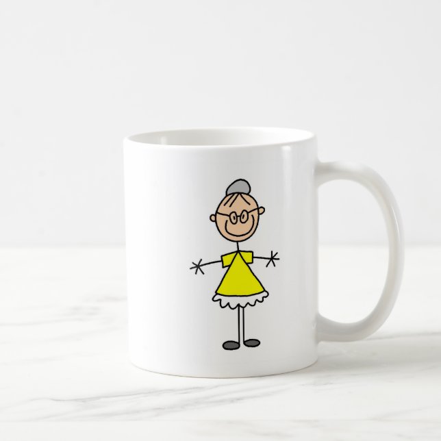 Mugg för mormor till tvillingflickor (Höger)