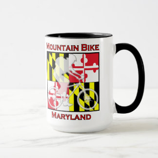 Mugg för mountainbikeMaryland kaffe