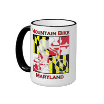 Mugg för mountainbikeMaryland kaffe