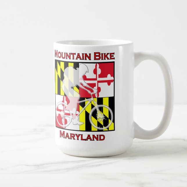 Mugg för mountainbikeMaryland kaffe (Höger)