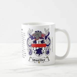 Mugg för Mueller familjvapensköld