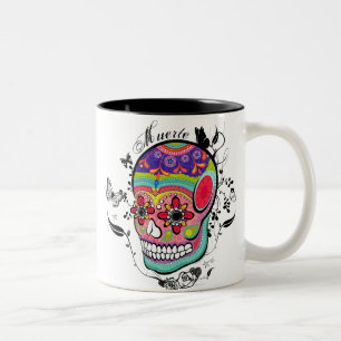 Mugg för Muerte day of the deadillustration