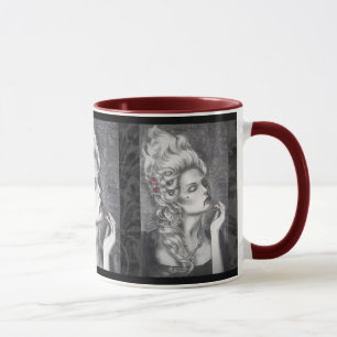Mugg för mugg för Marie Antoinette muggrokokor