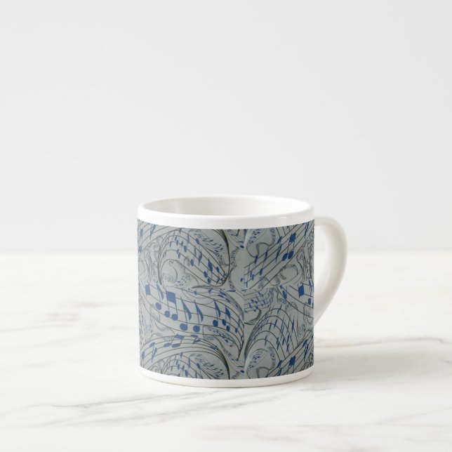 MUGG FÖR MUSIK NOTES-ESPRESSO ESPRESSOMUGG (Framsida höger)