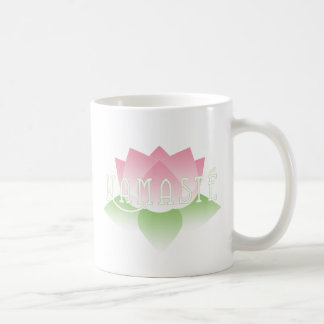 Mugg för Namaste rosa lotusblommaYoga