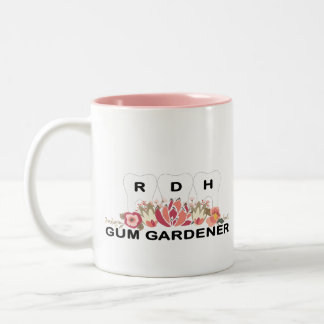 Mugg för nätt blomma för tandhygienist Themed