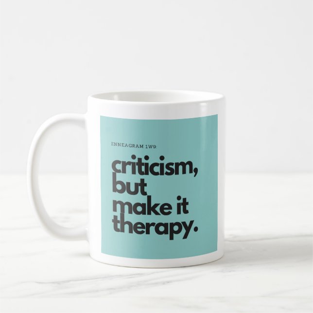 Mugg för *NEW*Millenneagram 1w9 vinge (Vänster)