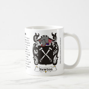 Mugg för Newton familjvapensköld