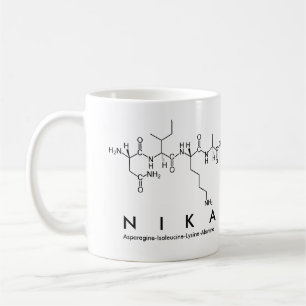 Mugg för Nika peptidenamn