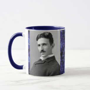 Mugg för Nikola Tesla uppfinnarekaffe