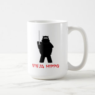Mugg för Ninja flodhästkaffe