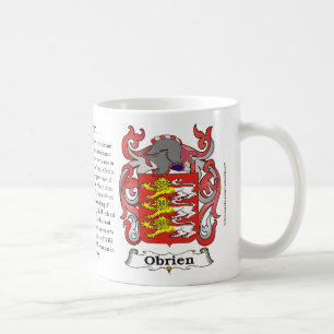 Mugg för Obrien familjvapensköld