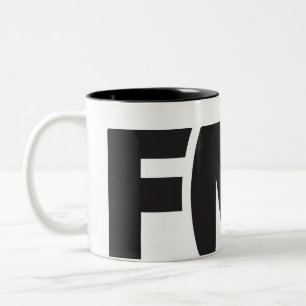 Mugg för officiell FML: FML-logotyp (svart)