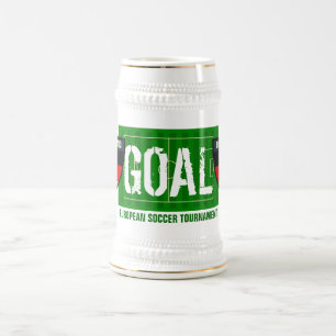 Mugg för öl för fotboll för målDeutschland