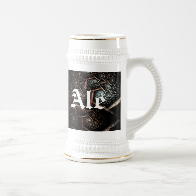 Mugg för öl för JORDSTRUKTURdesign (Höger)