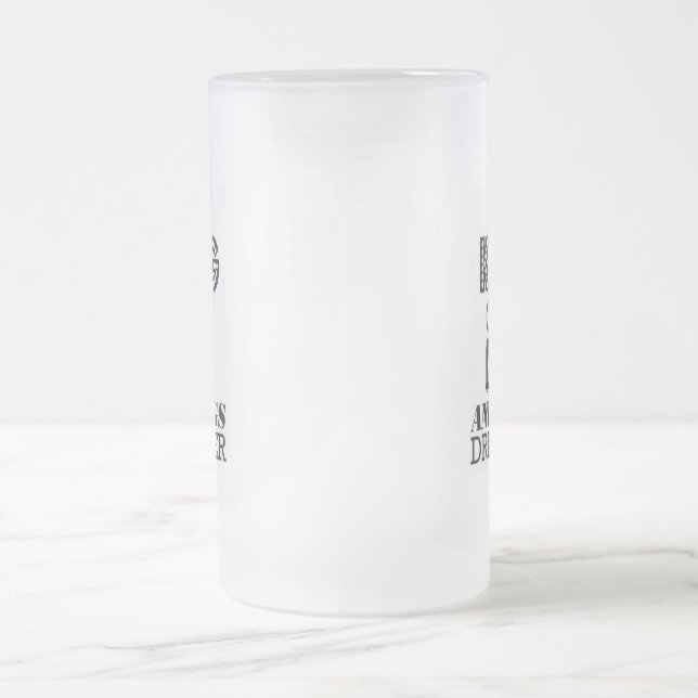 Mugg för öl för kungdrinköl Manly (Center)