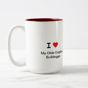 Mugg för Olde engelskaBulldogge kaffe