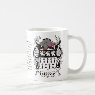 Mugg för Oliver familjvapensköld