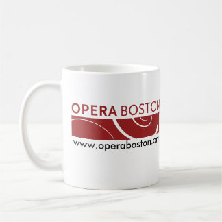 Mugg för operaBoston logotyp