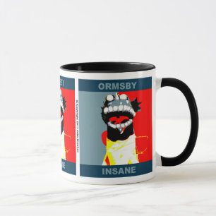 Mugg för Ormsby kampanjstil
