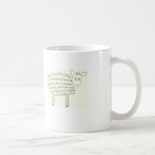 Mugg för Oui fårkaffe