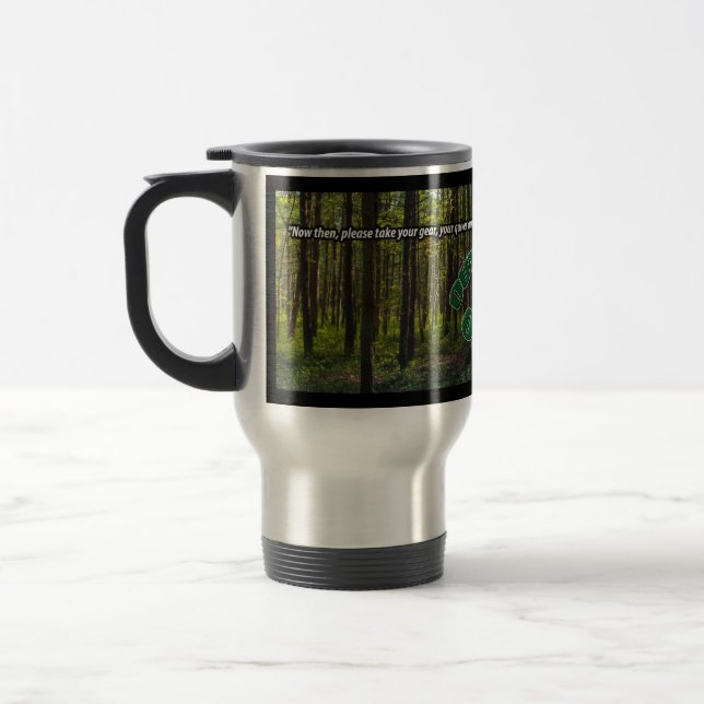 Mugg för OutdoorOhio bågskytteVerse 15oz (Vänster)