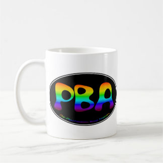 Mugg för Oval 15oz för PBA svart