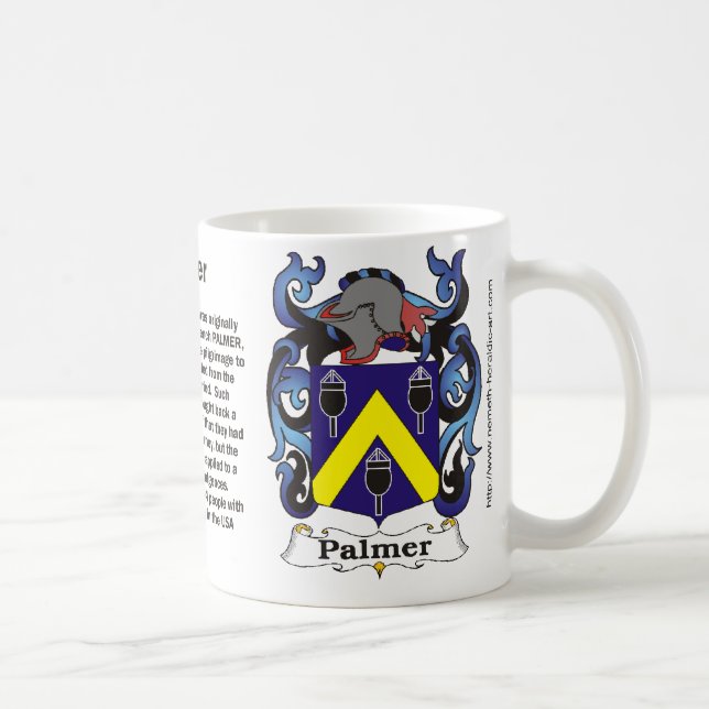 Mugg för Palmer familjvapensköld (Höger)