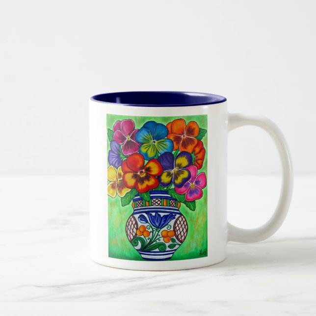 Mugg för Pansyparadkaffe (Höger)