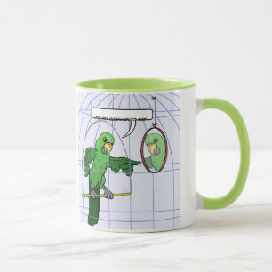 Mugg för papegojaburslagsmål