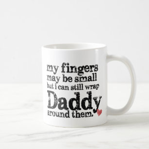 Mugg för pappacitationsteckenkaffe