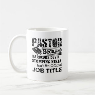 Mugg för pastorjobbtitel
