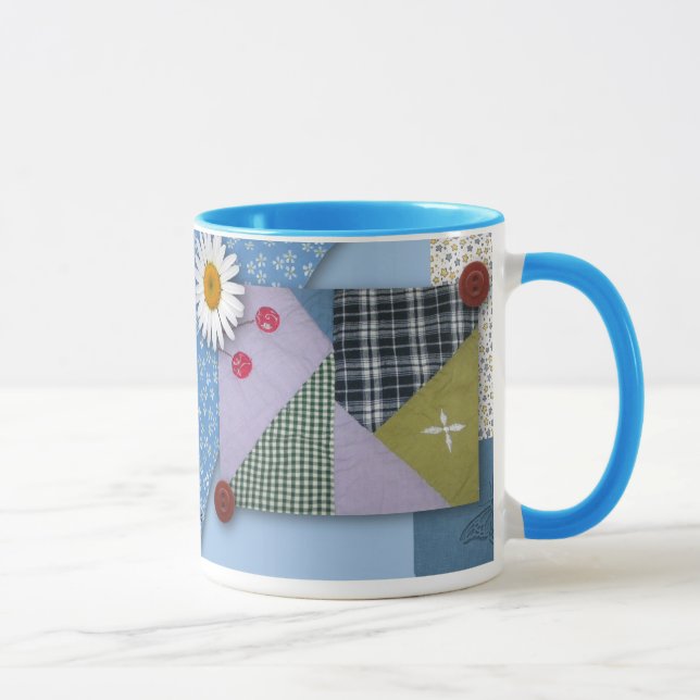 Mugg för PatchworktäckeLook (Höger)