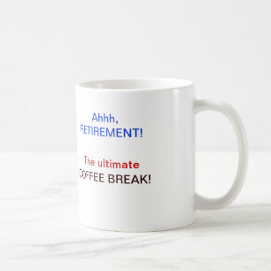 Mugg för pensionkaffeavbrott