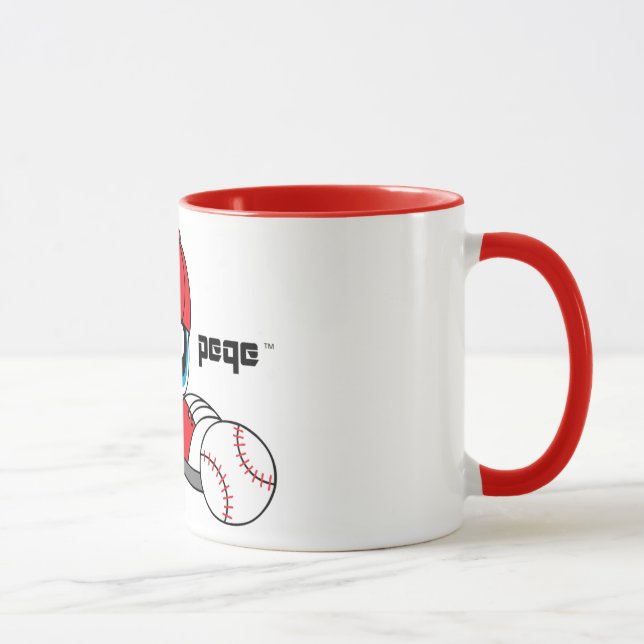 Mugg för PEQE-baseballtecken (Höger)