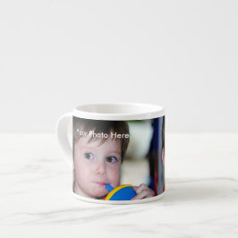 Mugg för personligfotoespresso espressomugg