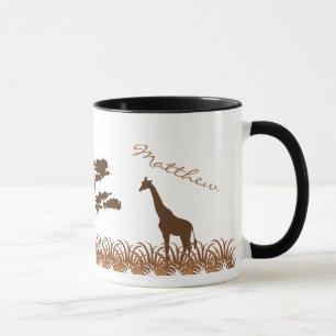 Mugg för personliggiraffSafari