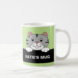Mugg för personligtecknadkatt