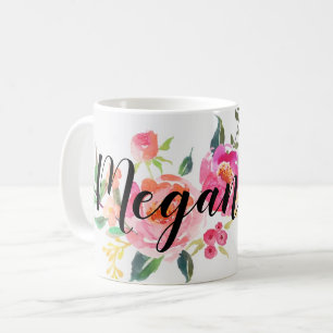 mugg för personligvårblomma