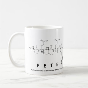 Mugg för Peter peptidenamn